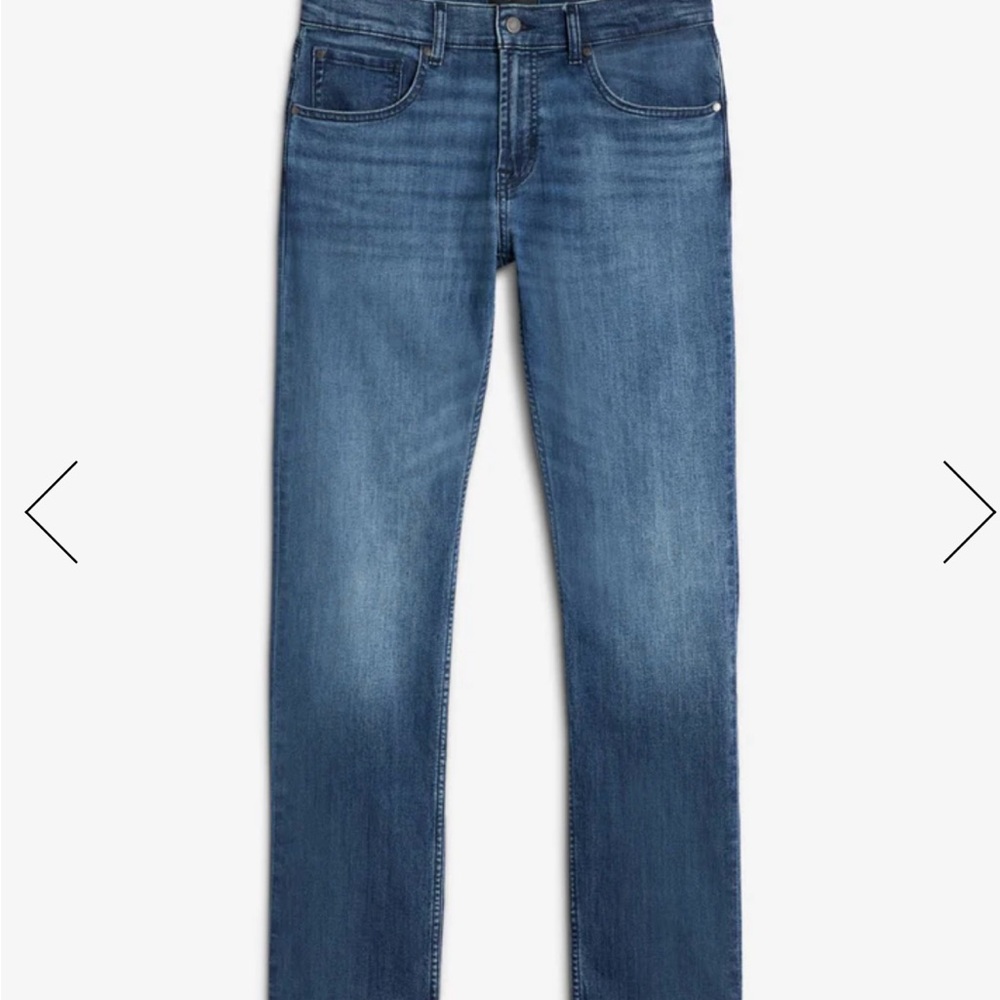 7 For All Mankind Men's Indigo Straight Jeans